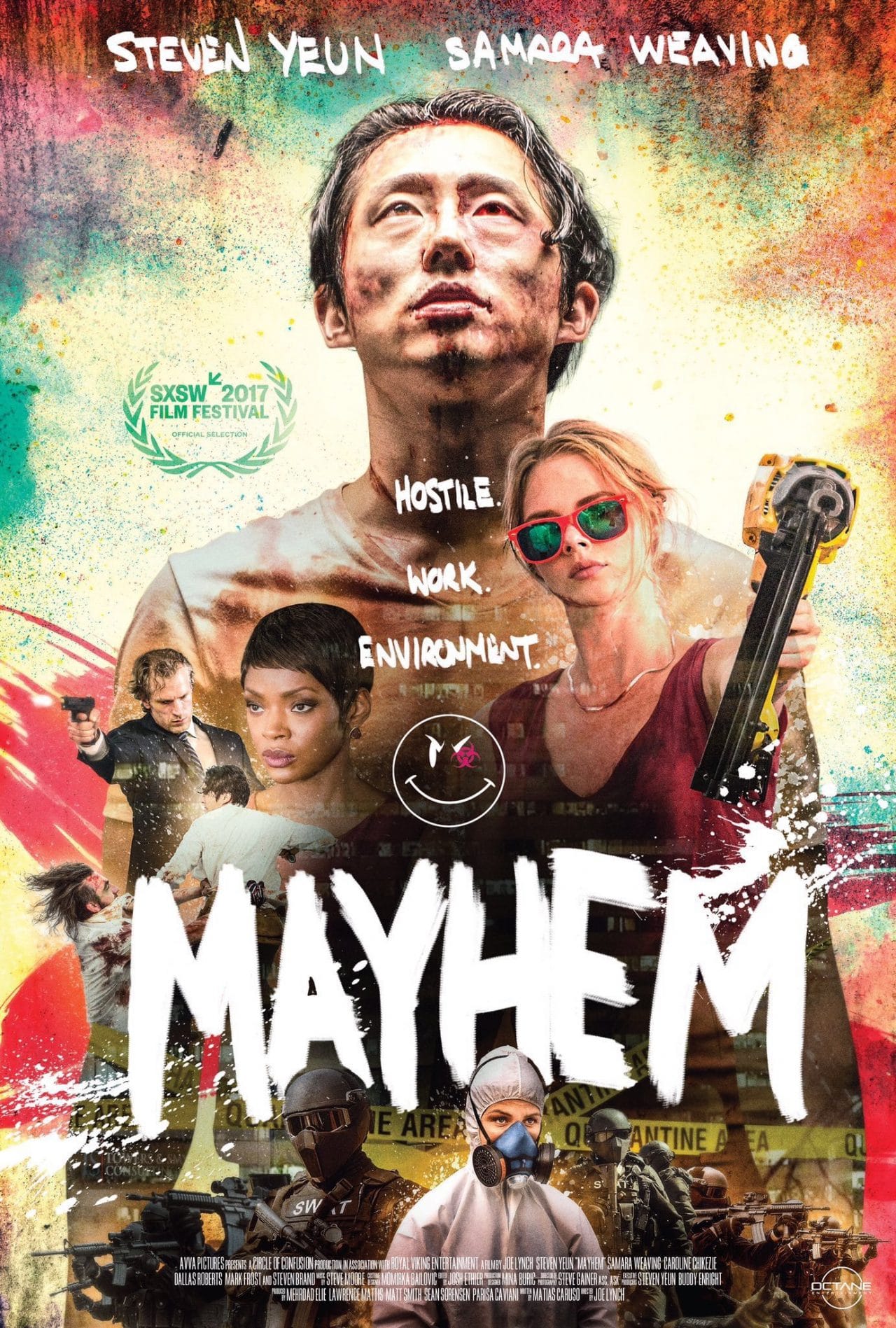Mayhem movie poster