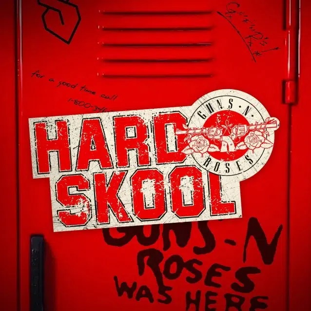 guns n roses hard skool artwork 2021